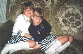 Emma and Claire, 1990.