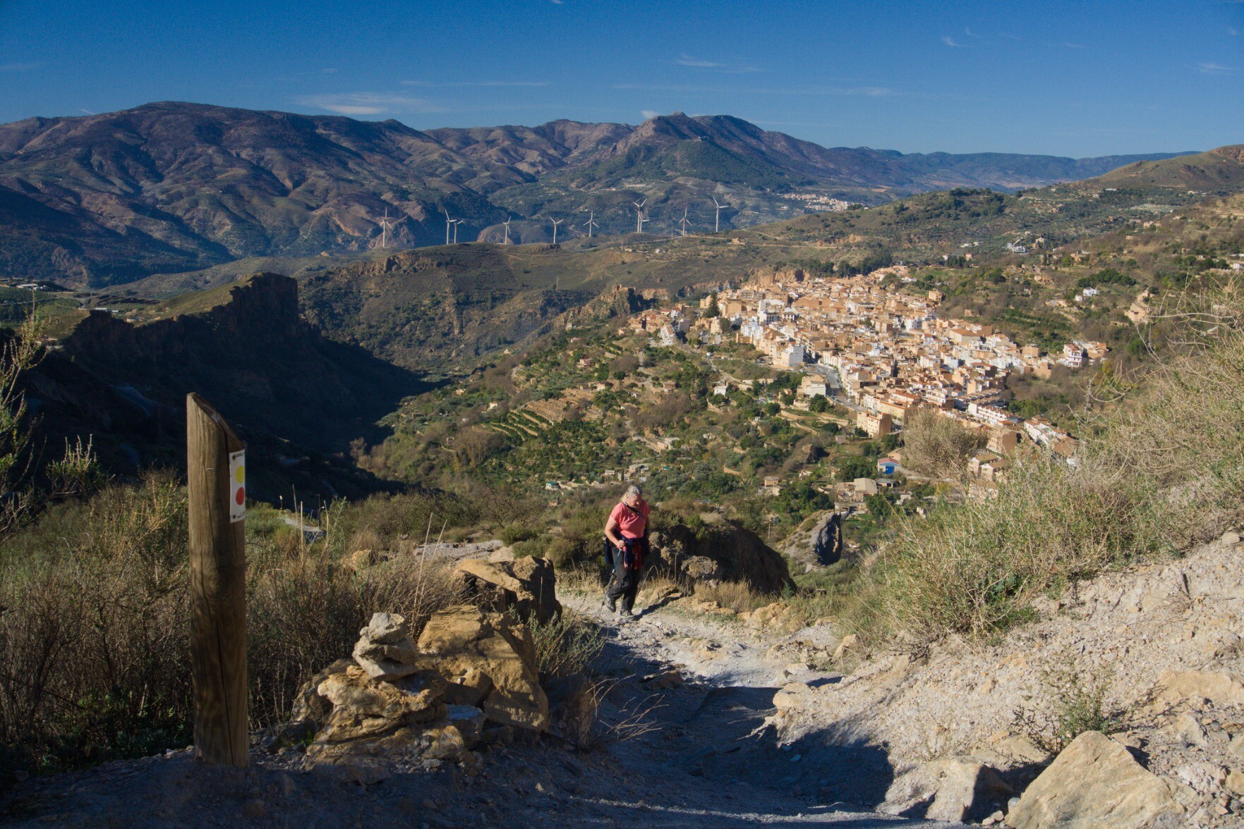 The spa town of Lanjaron in the Alpujarras, Andalucia