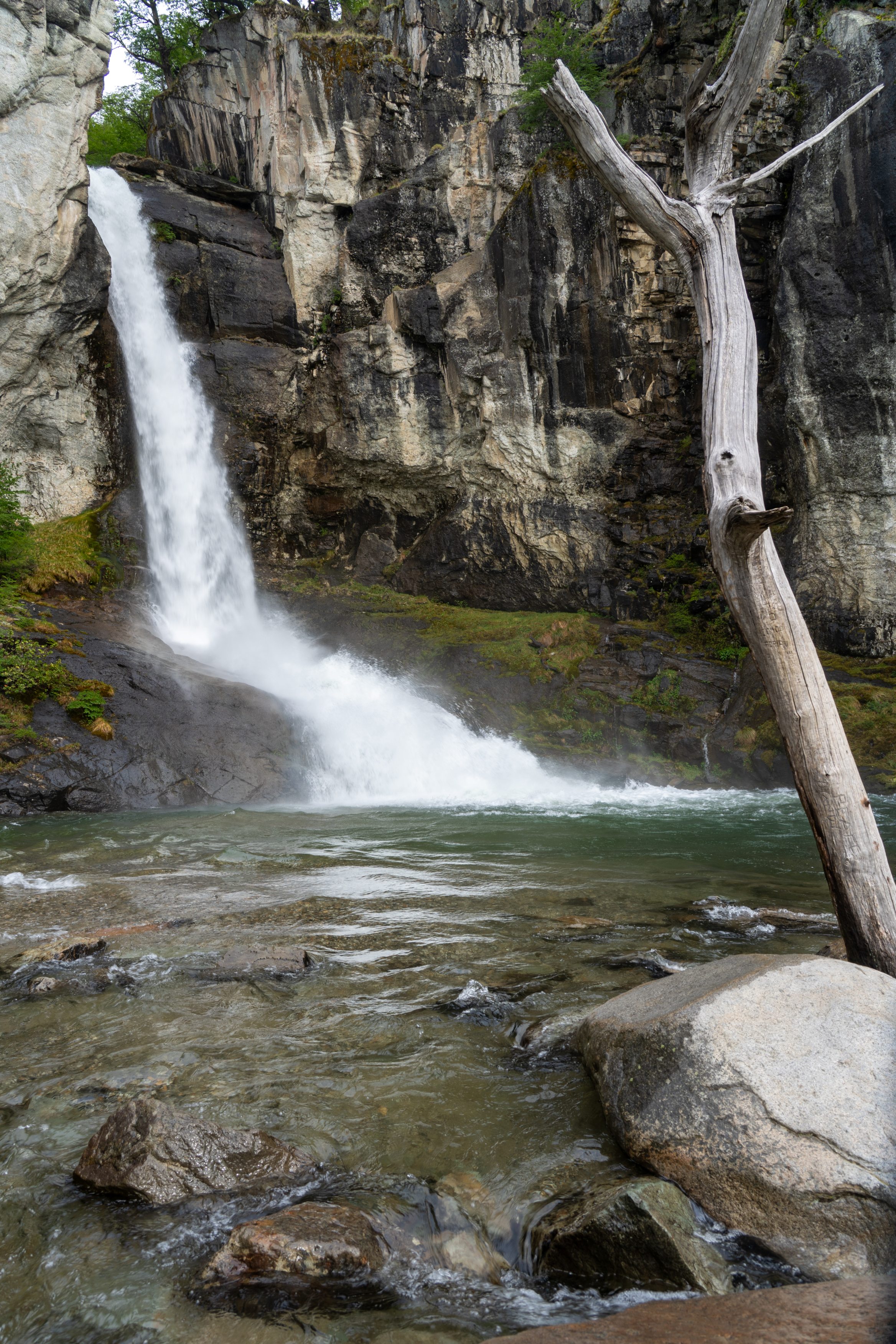 Waterfall and river Chorillo del Salto