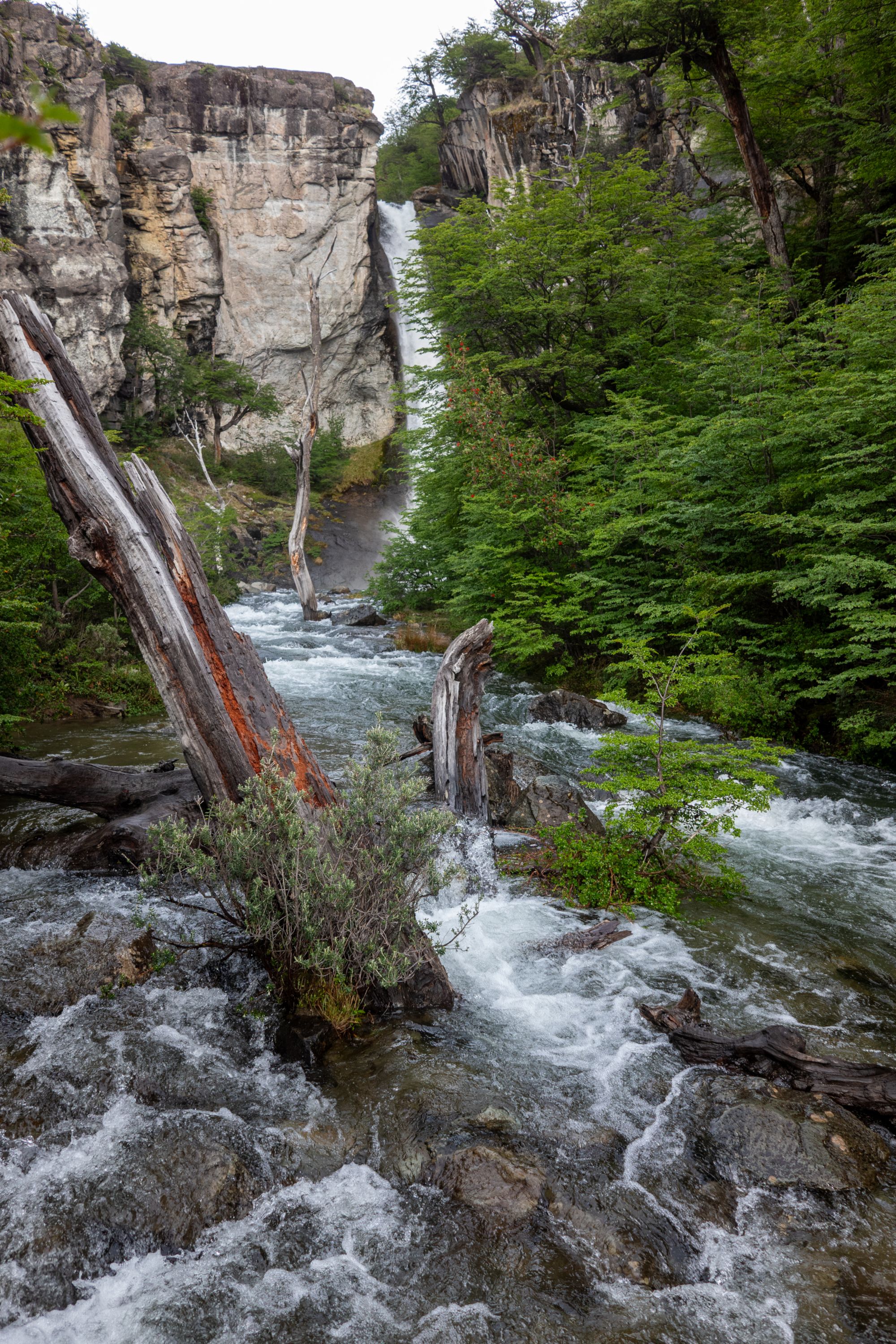Waterfall and river Chorillo del Salto