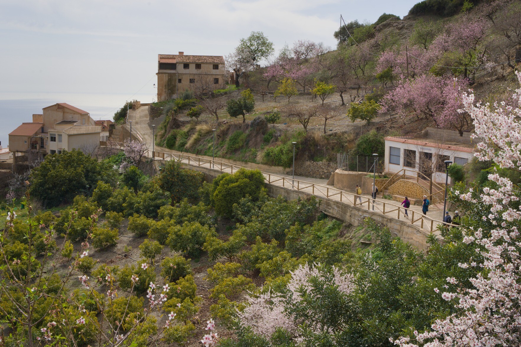 Entering the village of Polopos, Spain