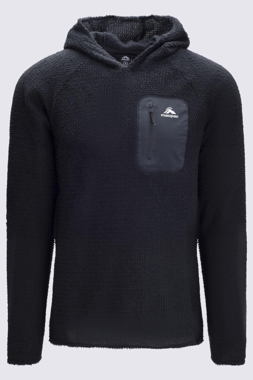 The Macpac Men's Nitro Fleece Pullover in black