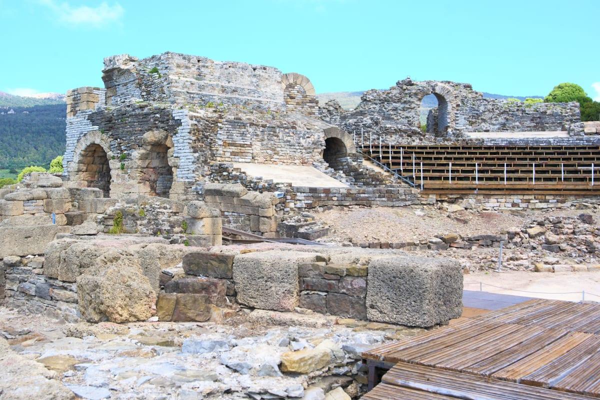 The western half of the theatre