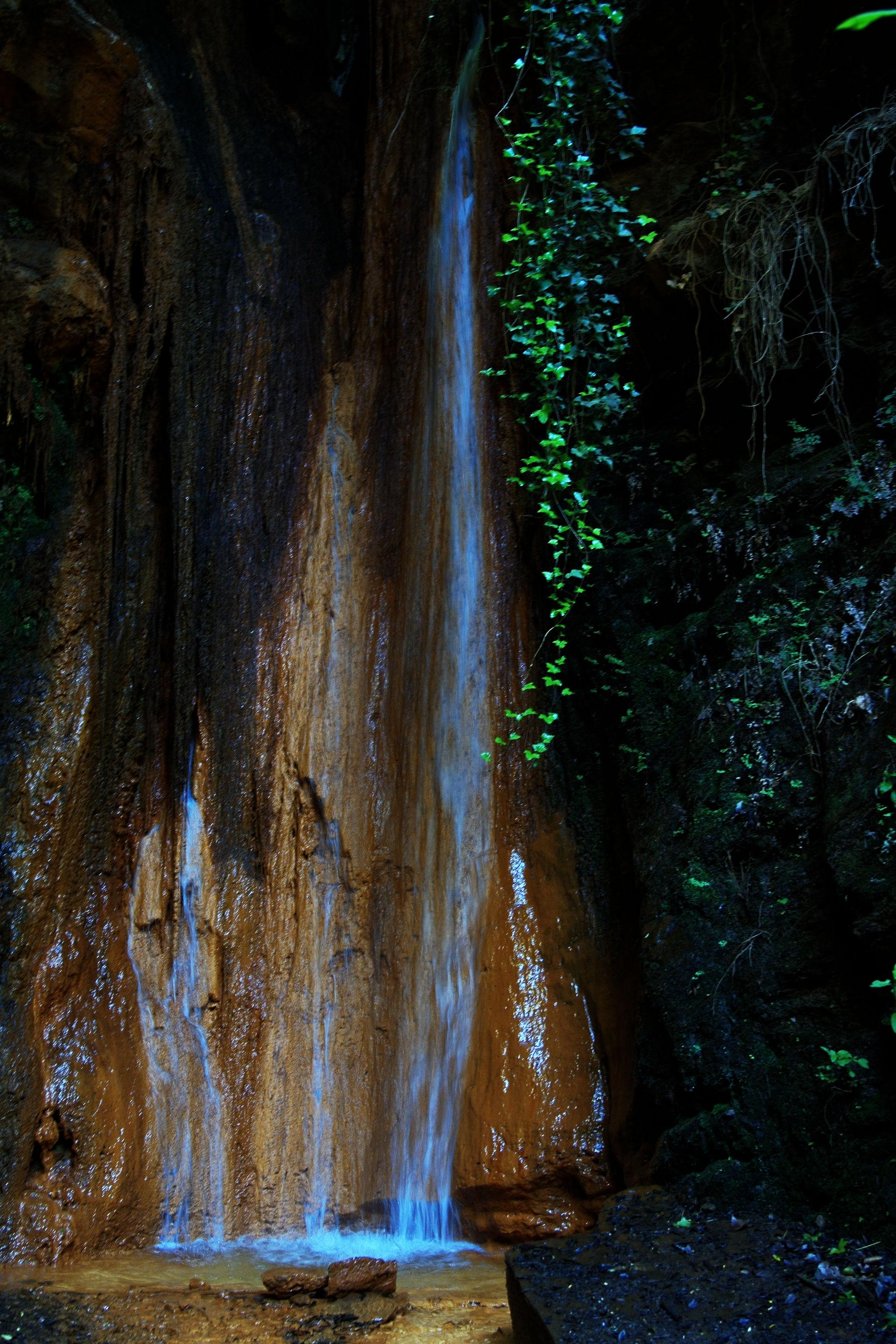 The waterfall at Fuente Agria